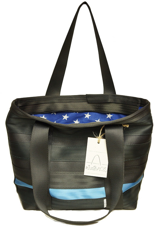 nikaBAGS - torba z pasów samochodowych nikaBAGS