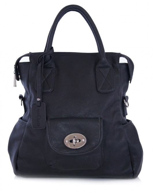 Torba do ręki lub na ramię V 10-11 Black  Vera Bags