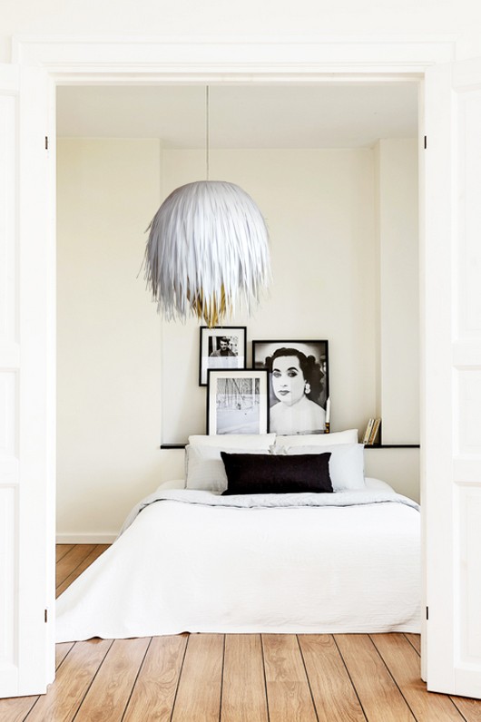 White & Gold lampa  HomeDSGN