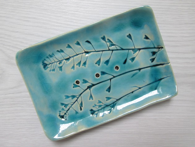 roślinna mydelniczka ceramiczna Ceramika Ana