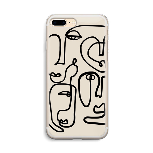 Twarze Face iPhone case ETUI SILIKONOWE obudowa KYOUSTUFF