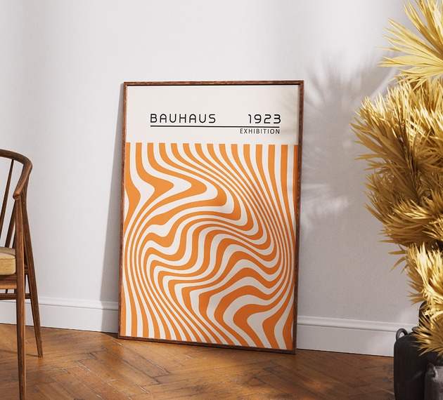 plakaty Minimalistyczny plakat - Bauhaus #29 - Do salonu, sypialni, biura