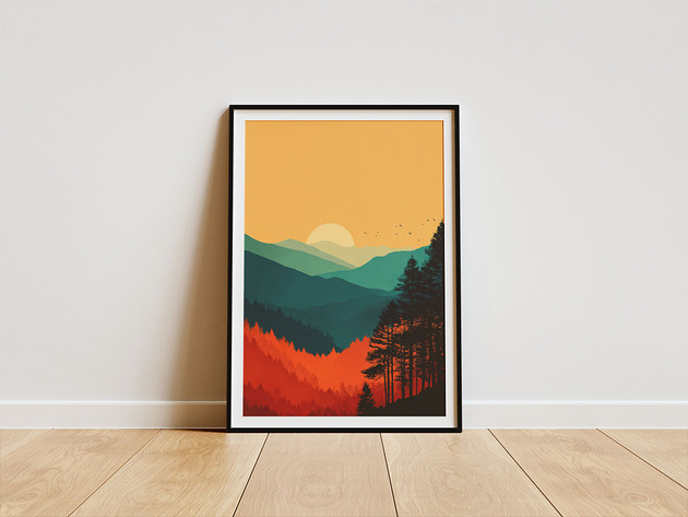 plakaty Plakat - Wieczór w Tatrach