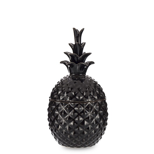 figurki i rzeźby Pojemnik ananas dekoracja 19x10x10 cm PINYA - II small