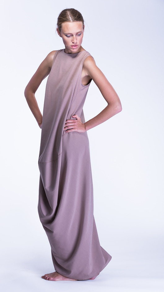 sukienki maxi damskie Backward dress