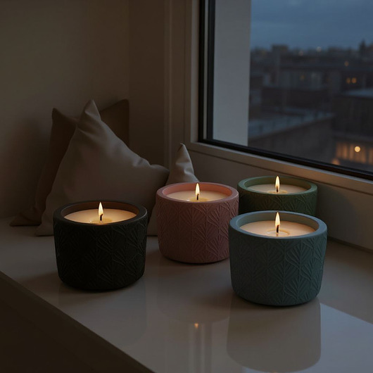 świeczniki i świece Świece sojowe perfumowane limitowany zestaw prezentowy