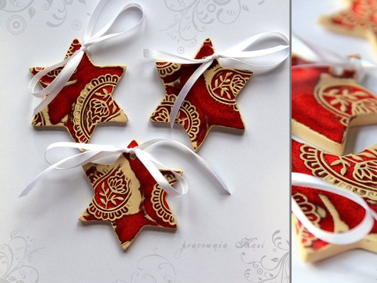 gwiazdki india red katha