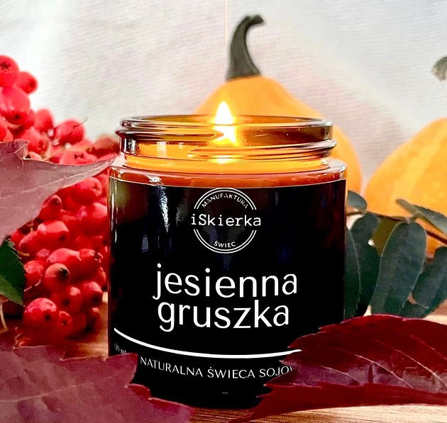 świece zapachowe JESIENNA GRUSZKA świeca sojowa 120 ml