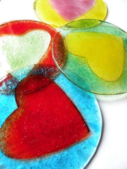 Colors of love. Podkładki na zamówienie PESZart