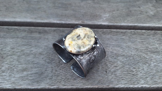bransoletki wire wrapping Agat - bransoletka regulowana