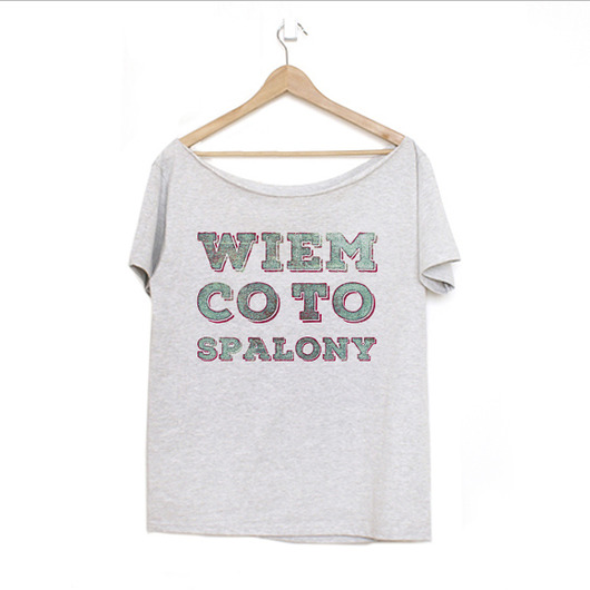 S-XXL Wiem co to spalony Oversize Szary ONE MUG A DAY