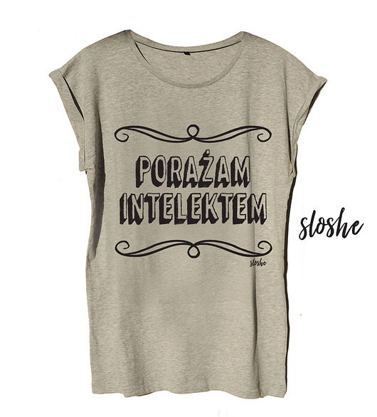 Porażam intelektem, t-shirt Sowia Aleja