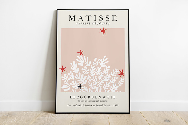 Henri Matisse grafika modern, inspiracja Pas De LArt