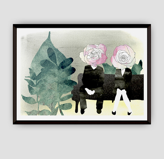 Zapoznanie... art print Parallel World
