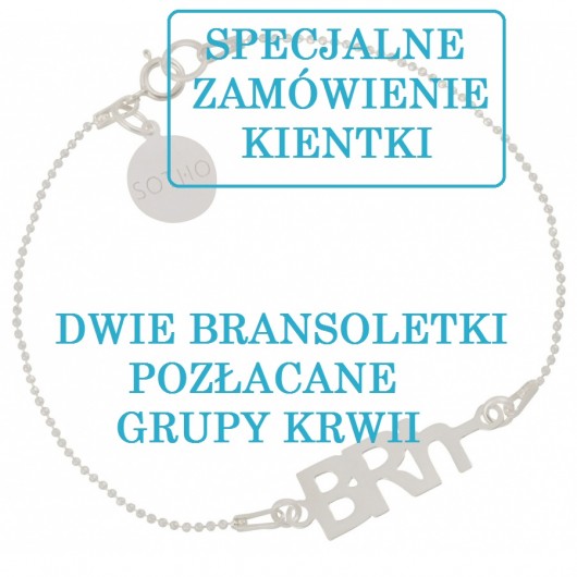 Zestaw bransoletek na życzenie Klientki :-) SOTHO
