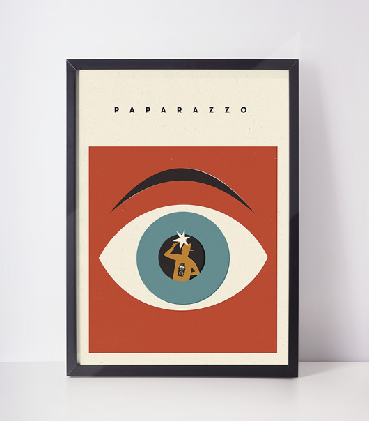 plakat | a3 | paparazzo  Klawe Rzeczy