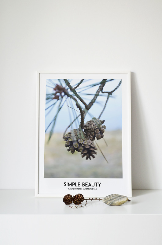 Simple Beauty Plakat 30x40 GAU Home