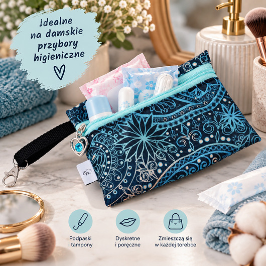 pokrowce i etui - różne Etui do torebki etui na przybory higieniczne damskie etui mehndi