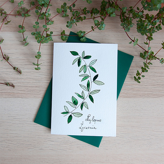 kartki scrapbooking ORYGINAŁ - kartka ręcznie malowana