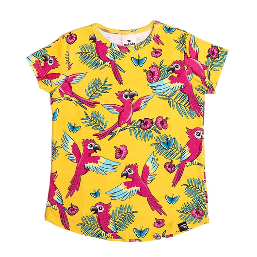 t-shirty dla chłopców T-shirt Żółta Papuga