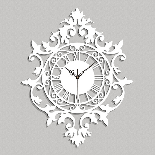 Dekoracyjny zegar ażurowy BENEDICT,VINTAGE STYLE ORNAMENTI