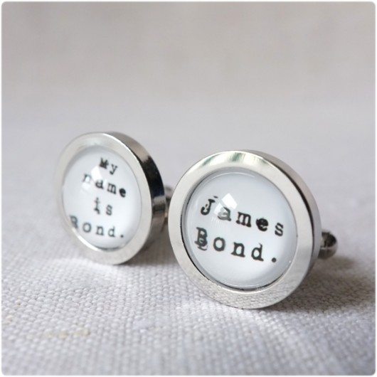 spinki James Bond white kameLeonia