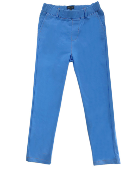 spodnie dla chłopców Niebieskie spodnie dla chłopca z regulacją w pasie