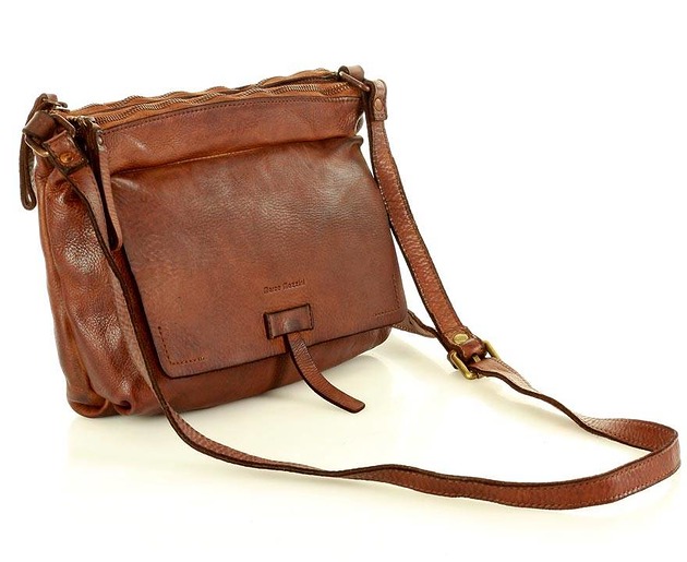 Torebka listonoszka skórzana messenger retro bag Marco Mazzini