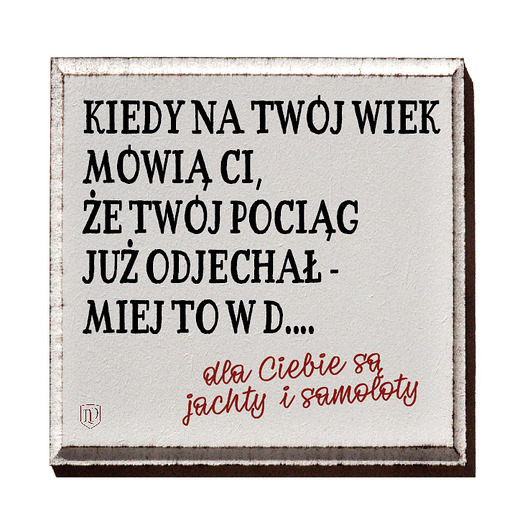 napisy dekoracyjne i tabliczki Tabliczka z napisem