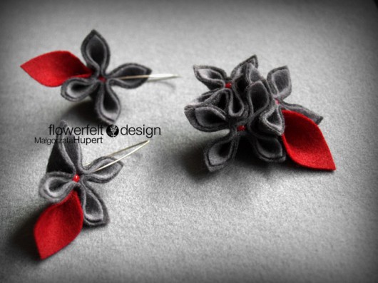 Szare i szczypta chilli FlowerFelt Design
