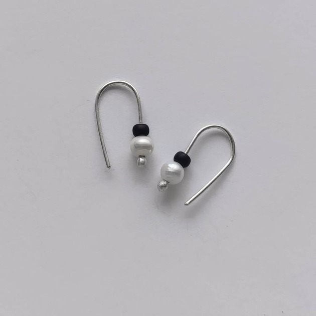 kolczyki z kamieniami Kolczyki OKRĄG