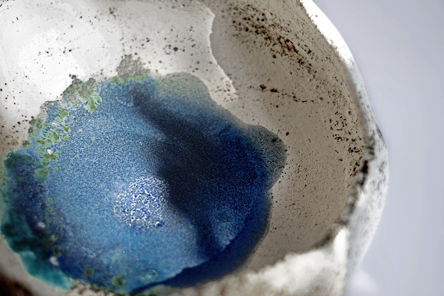 miski i misy Ozdobna misa ceramiczna 25cm handmade