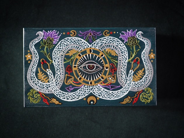 pojemniki kuchenne Herbaciarka organizer pudełko z herbatą WĄŻ