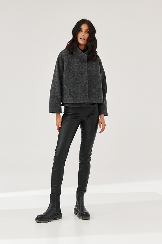 marynarki damskie Żakiet pudełko z wełny SALE