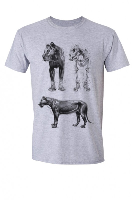 LION SZARA - Koszulka Męska T-shirt GAU great as You