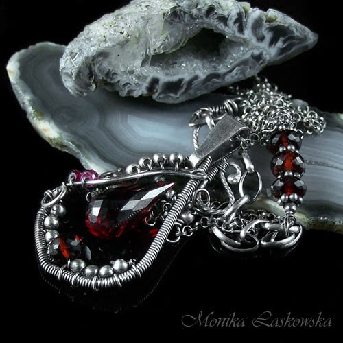Red Rose - naszyjnik Monika Laskowska