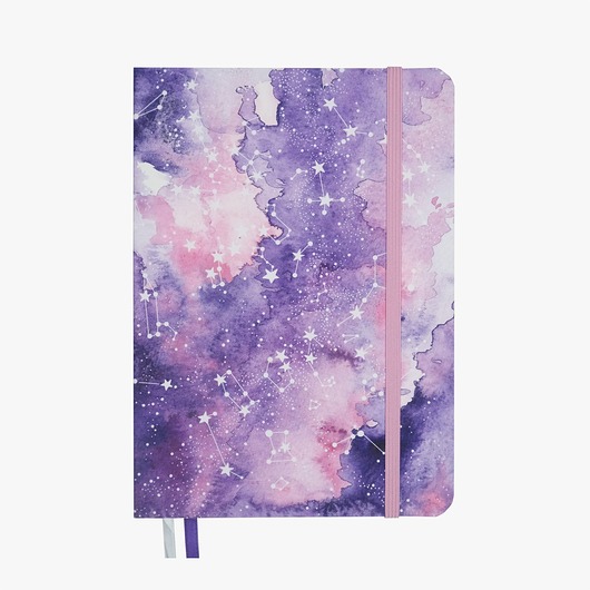 notatniki i albumy Pastel Galaxy - notatnik A5, bullet journal, planer w kropki