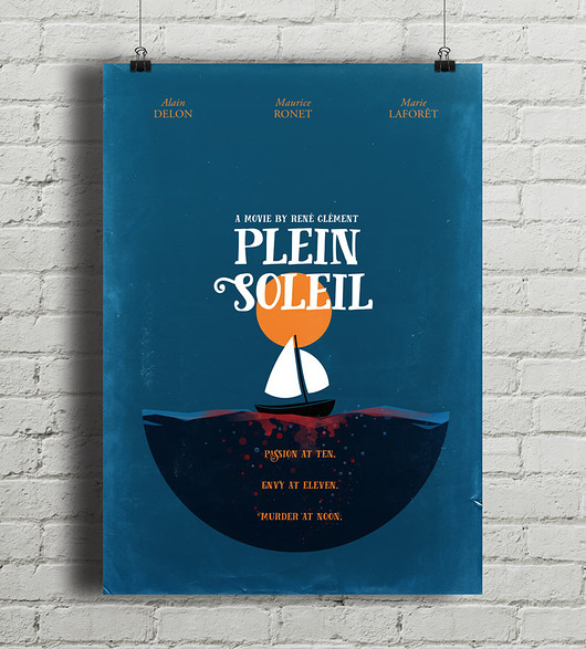 W Pełnym Słońcu - plakat A4 minimalmill