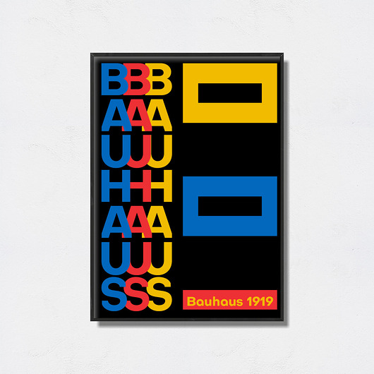 plakaty Bauhaus Art Exhibition Poster