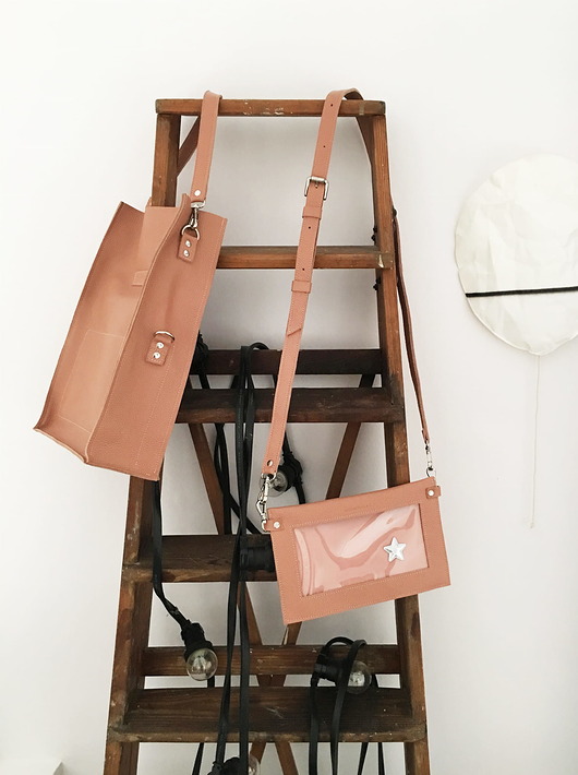 torby na ramię Torebka Boxy Bag L Peach