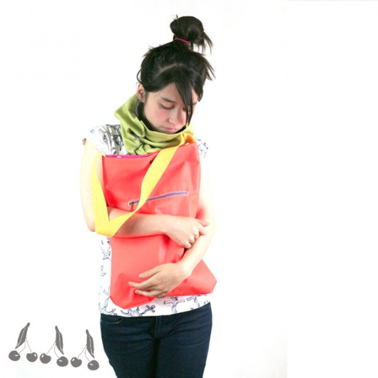 ::: SHOPPING BAG bright ORANGE::: uniqo