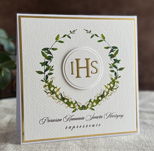 zaproszenia na komunię Zaproszenia na komunię, wzór 49