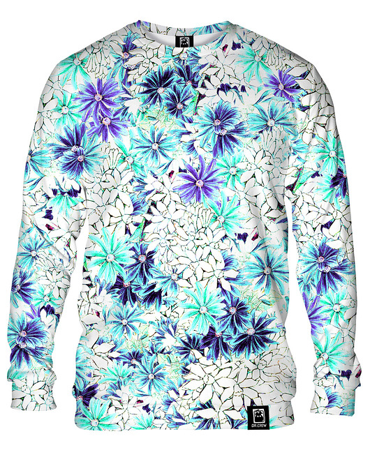 bluzy męskie Bluza Bez Kaptura Męska DR.CROW Bright Floral