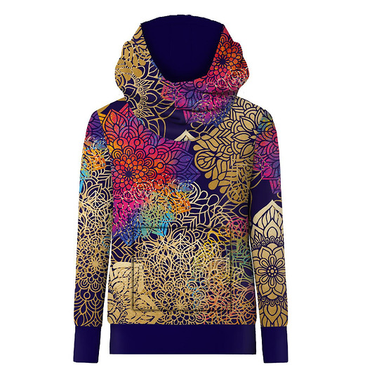bluza z kapturem damska Bluza hydrofobowa UNISEX - Mandala