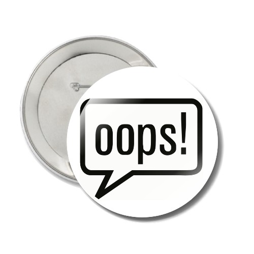 Get the Button oops! Modny Design