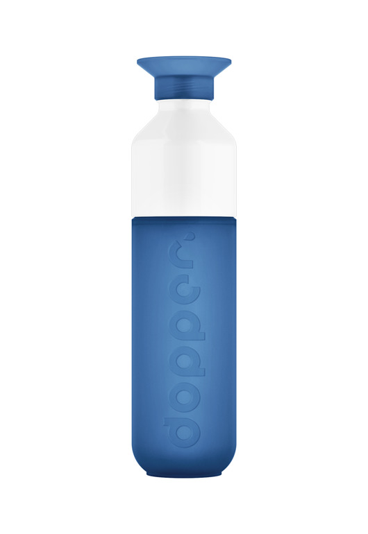 butelki wielorazowe Butelka na wodę Dopper 450ml - Pacific Blue