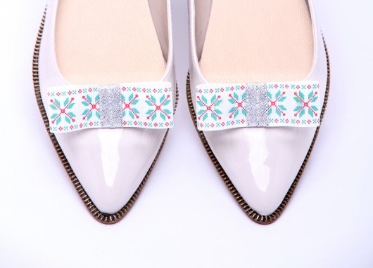 Scandinavian Star - White - klipsy do butów HowDoILook
