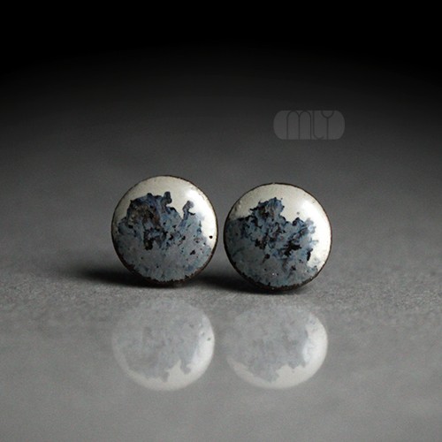 Małe Popielate 11mm/stal chirurgiczna/ Magda Łysiak