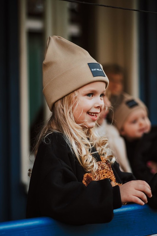 czapki dziecięce Czapka Beige Hat
