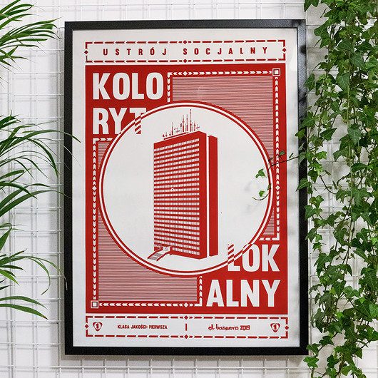 Plakat Wrocław Poltegor - sitodruk Pracownia Witryna